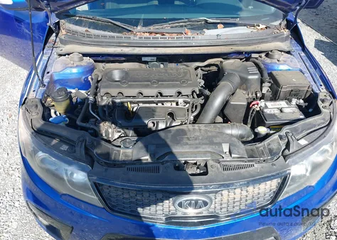 2010 Kia Forte Koup Sx from USA, damaged, VIN KNAFW6A33A5170651